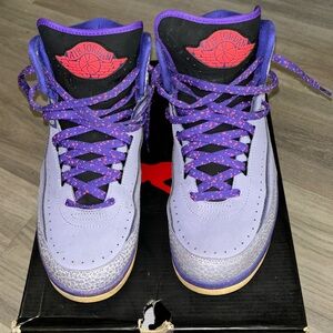 2014 Air Jordan 2 Retro Iron Purple (worn, no box)